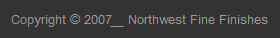 Copyright  2007_ Northwest Fine Finishes